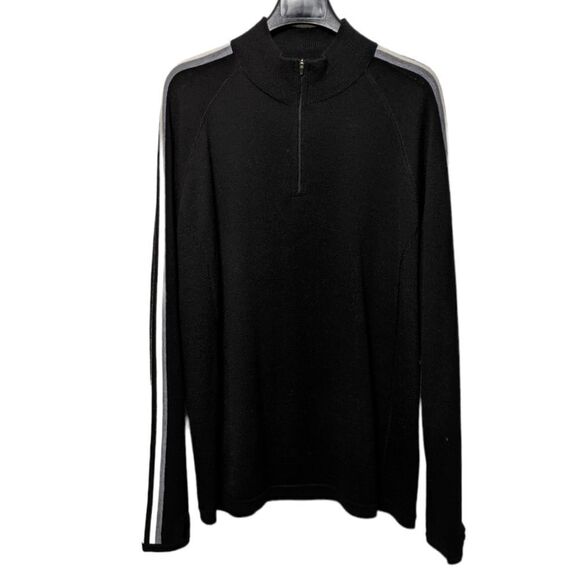 PENDLETON Men's Urban Wear 100% Merino Wool Quarter Zip Sweater XL